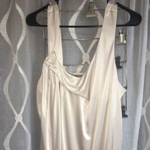 J Lo satin tank
